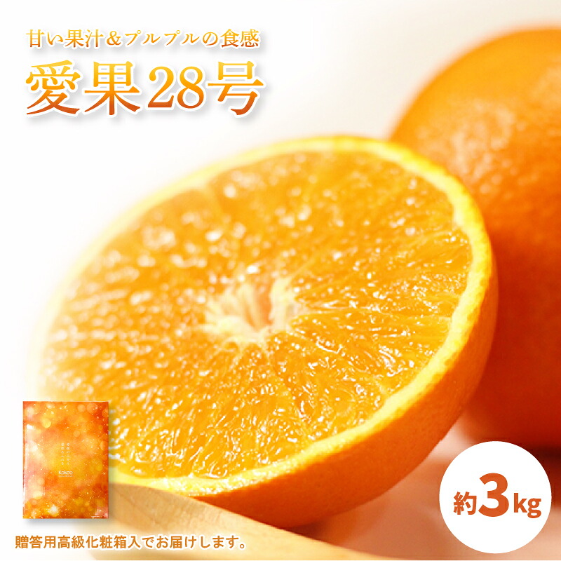 【2026年11月中旬頃から発送予定】愛果28号 ( 紅まどんな と同品種) 秀品 約3kg 贈答用 高級 化粧箱入り | あいか 愛果 みかん ミカン 蜜柑 果物 くだもの フルーツ 新鮮 愛媛県 松山市 ココオ