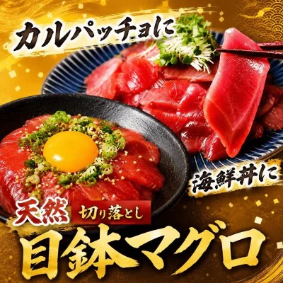 高豊丸 天然本マグロ 赤身 中とろ 切り落とし 300g
