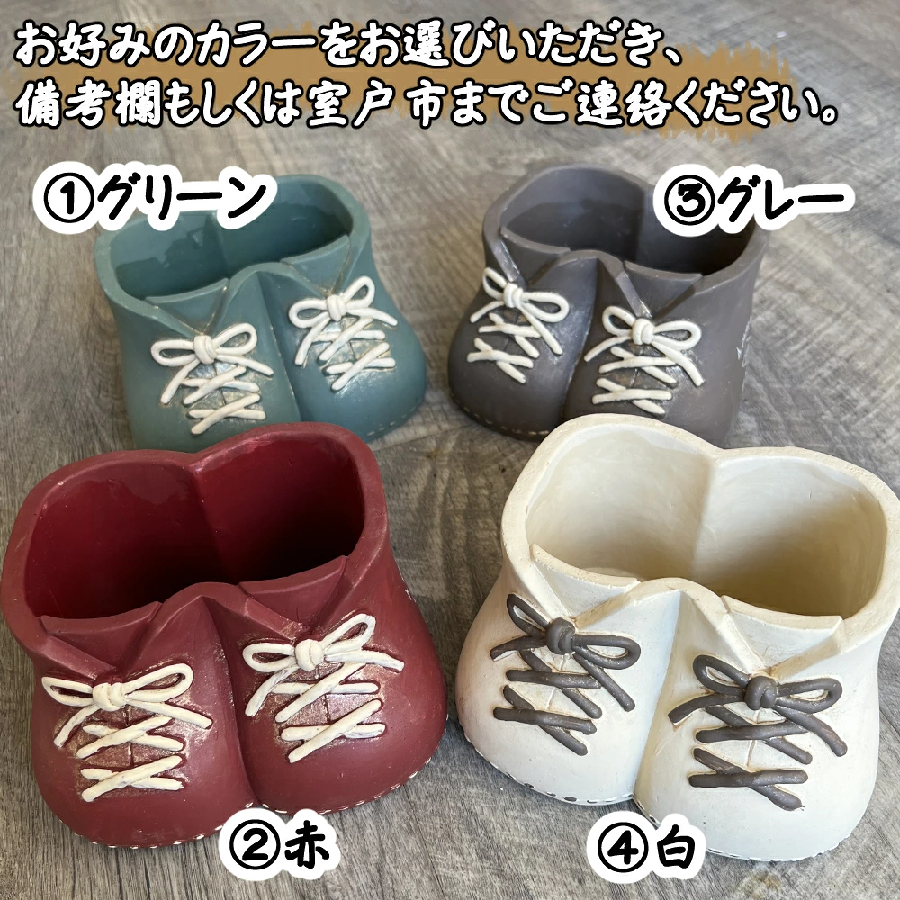 ブーツ鉢に植える！ 多肉植物の寄せ植えセット (片足) 多肉植物5本～10本入り  可愛い ミニサイズ 人気 オススメ 趣味 インテリア ナチュラル 自然 風水 緑 かわいい 初心者 おすすめ