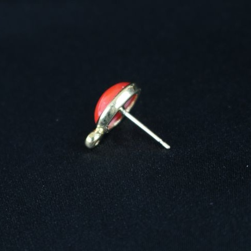 赤サンゴ と ダイヤモンド の K18ピアス | アクセサリー ピアス ジュエリー 珊瑚 赤珊瑚 宝石 サンゴ プレゼント クリスマス バレンタイン カジュアル レディース シンプル 贈答用 人気