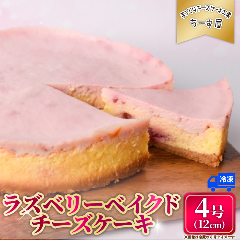ラズベリーチーズケーキ 4号 1回お届け / 2回～12回 定期便 チーズケーキ クリームチーズ ちーず ケーキ 菓子 洋菓子 焼き菓子 お菓子 おかし スイーツ すいーつ おやつ 美味しい 手作り