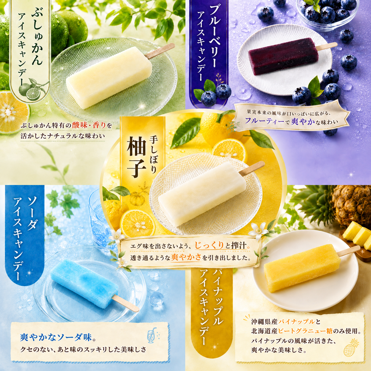 1種選べる 久保田食品 アイスキャンデー80ml×20本 クリーム ギフト あずき ゆず いちご ミルク バナナ 抹茶 ブルーベリー ぶしゅかん 人気 宇治金時 ソーダ コーヒー パイナップル 高知県 南国市 KB001-KB043