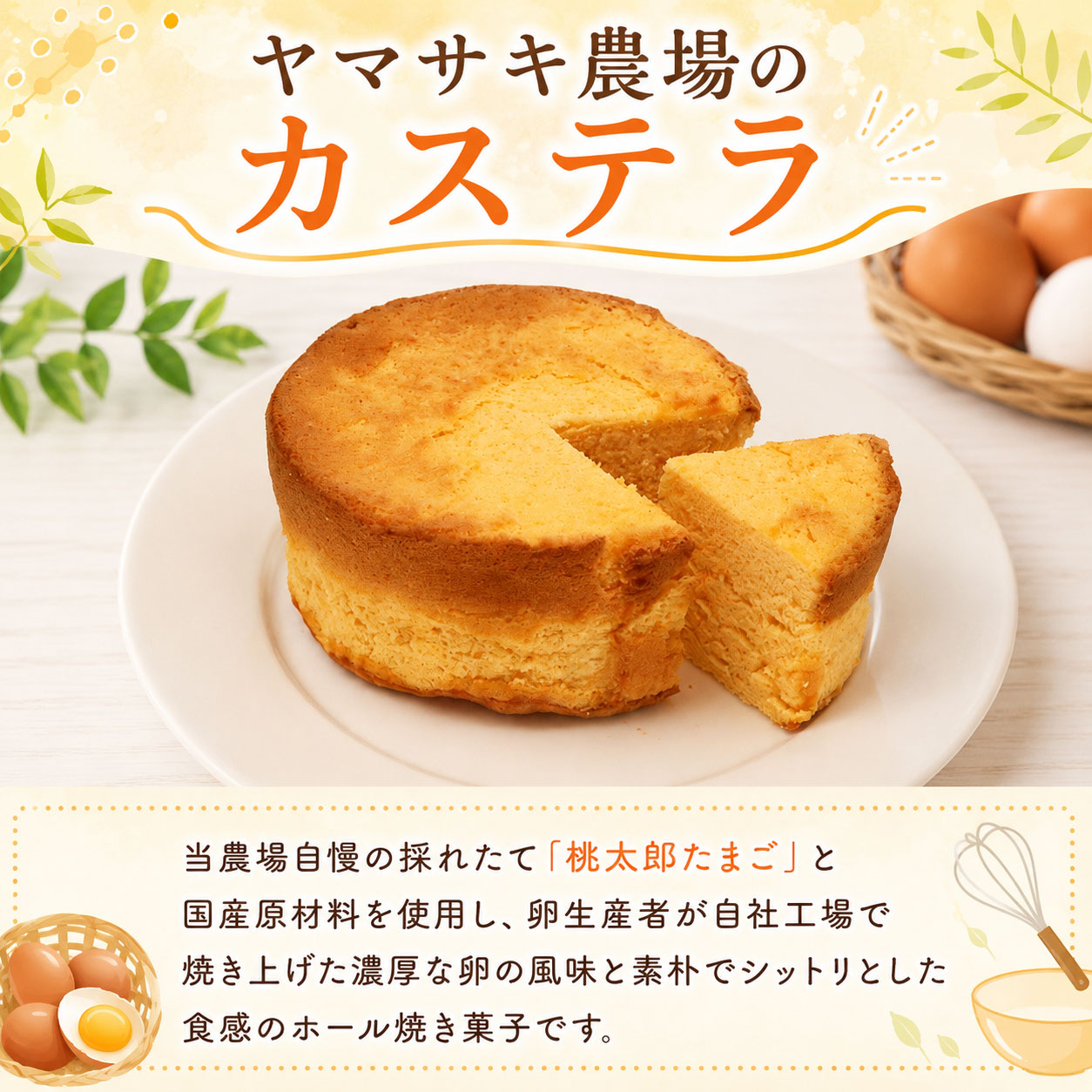 ホール焼き菓子 2種セット ふわたま カステラ おかし 焼き菓子 ケーキ スイーツ おやつ ギフト 贈答 たまご 卵 ゆず 柚子 人気 おすすめ 高知県 南国市 YN039