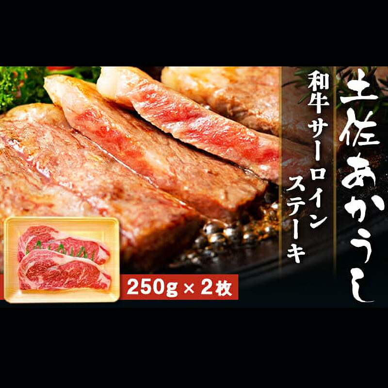 土佐あかうし 和牛サーロイン/ステーキ 500g(250g×2枚) | 土佐あかうし あか牛 赤身 和牛 希少 幻 和牛 脂 さっぱり 旨味 ヘルシー 高タンパク 贅沢 KD004