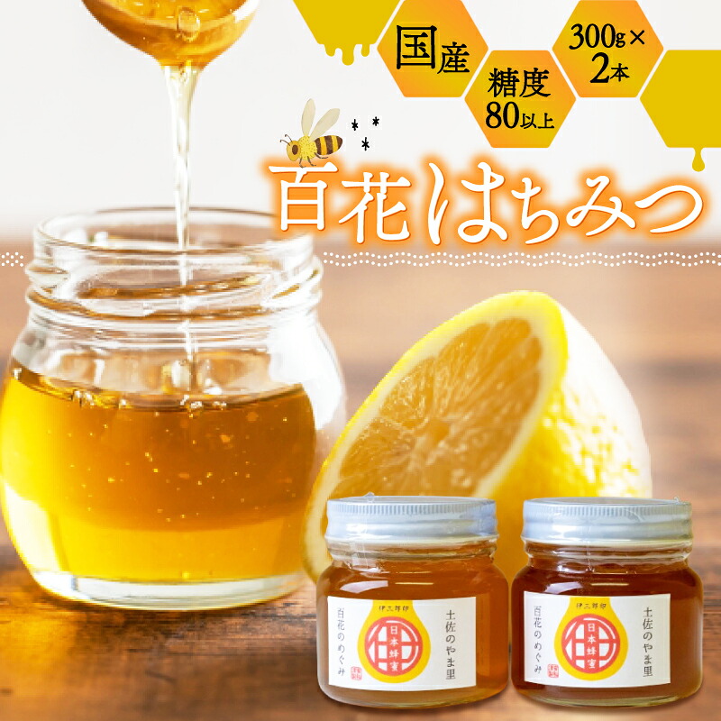 ハチミツ 糖度80以上 2本