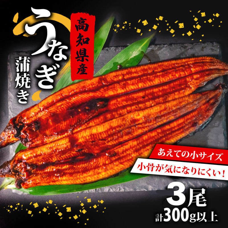 国産 うなぎ の 蒲焼き 3尾 ( 1尾 100g ~ 120g ) 尾頭付き 土用の丑の日 高知県産 蒲焼 特上 鰻 ひつまぶし うな丼 うな重 お歳暮 ギフト 冷凍 養殖 ふるさと納税うなぎ 高知