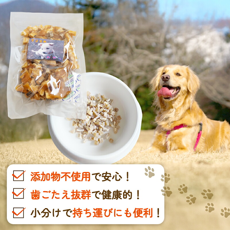 ペットフード さつまいも キューブ 100g ～ 500g 犬用 わんちゃん ペット ご飯 おやつ 芋 さつま芋 サツマイモ 選べる 容量 国産 高知 須崎