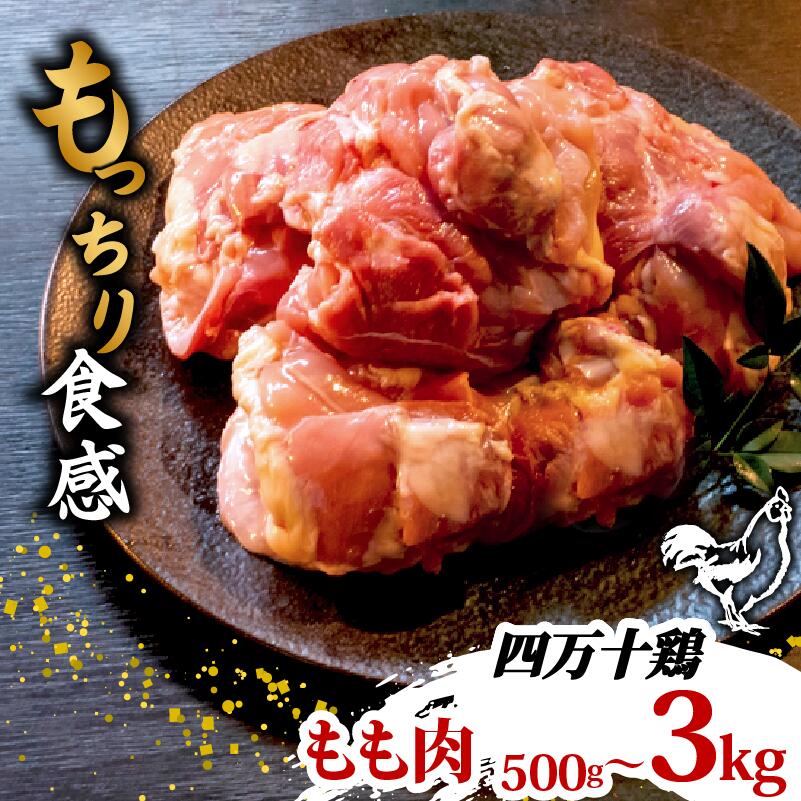 銘柄鶏 四万十鶏 もも肉 500g | 切身 カットでかんたん時短セット カット済み 鳥肉 とりにく 鶏もも 冷凍 国産 ブランド 唐揚げ 煮物 鍋 チキン 南蛮 高知県 須崎市 TM041
