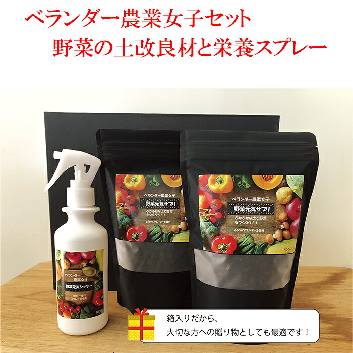 家庭菜園にオススメ ベランダー農業女子セット