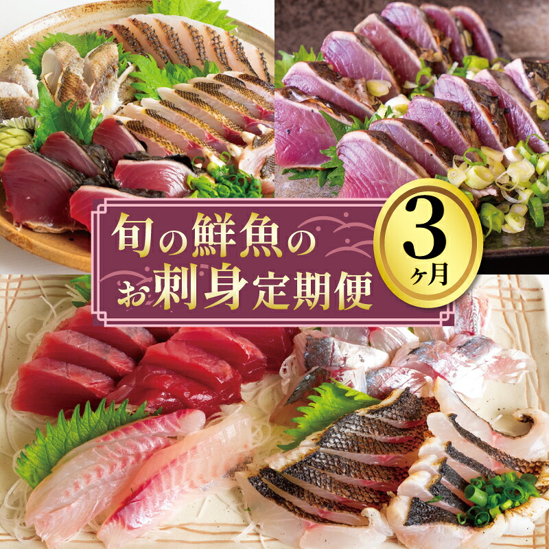 お刺身 定期便 3回 カツオ 鰹 フィーレ 炙り 刺身 刺し身 丼 寿司 海鮮 魚介 鮮魚 旬 ご飯に合う 米に合う コメに合う 冷蔵 高知県 須崎市 須崎魚商人組合 GK2000