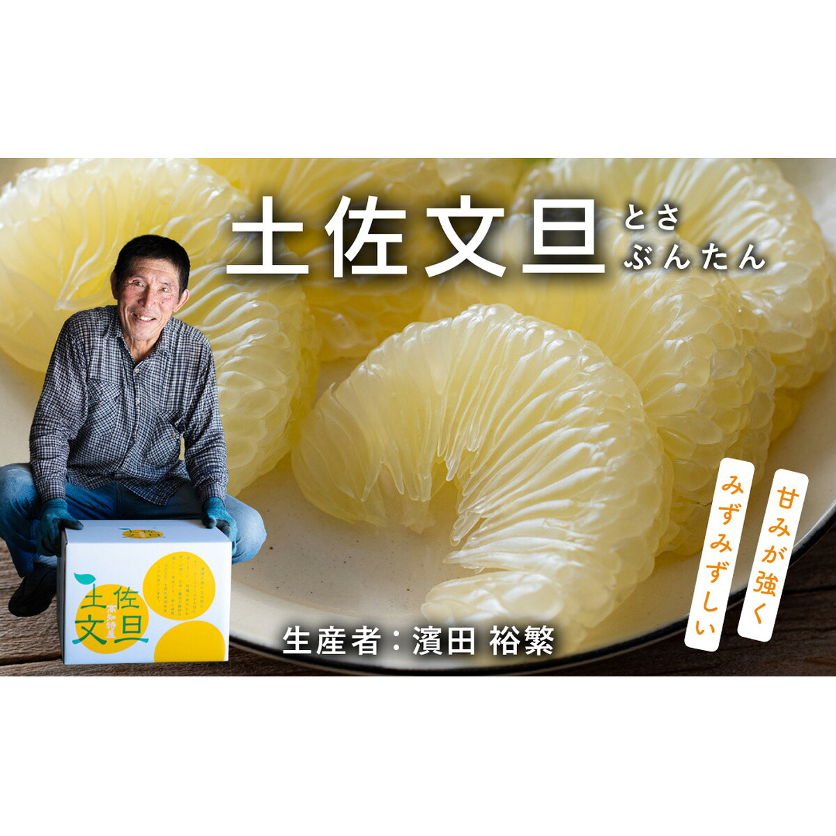 濱田裕繁の土佐文旦5kg家庭用