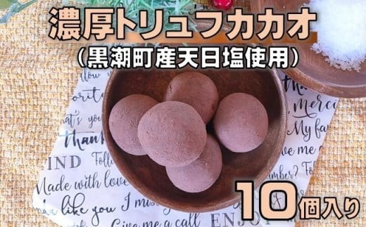 トリュフ カカオ チョコレート 10個入り