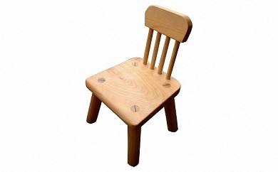木製 子ども椅子 1脚 ハンドメイド スツール