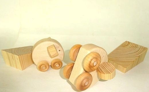 木製 おもちゃ くるりんぱ 親子 セット ( ナチュラル ) 木製玩具 玩具 木 自然 木材 木のおもちゃ ギフト 贈答用 プレゼント お祝い 出産祝い 誕生日 クリスマス 贈り物 赤ちゃん 子供 子