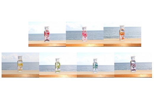 ハーバリウム プリザーブドフラワー かすみ草 天然石入り 2本セット 選べるカラー ハート瓶 50ml ガーネット ローズクォーツ カーネリアン シトリン ペリドット アクアマリン アメジスト 水晶