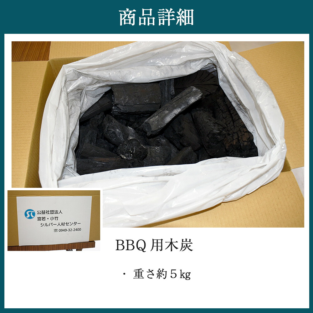 BBQ用木炭 炭 業務用 燃料 アウトドア 5kg [M742]