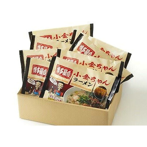 博多屋台「小金ちゃん」ラーメン16人前(2人前×8袋) [M331] ラーメン 豚骨 インスタント 乾麺 即席麺 拉麺 保存食 九州