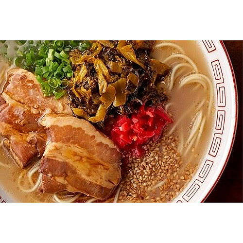 厚切り角煮入り博多ラーメン 5人前 [M332] ラーメン 豚骨 インスタント 角煮 豚 乾麺 即席麺 拉麺 保存食 九州
