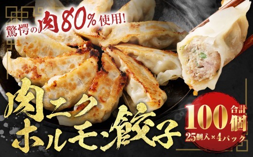 A328 驚愕の肉80%使用 肉ニクホルモン餃子