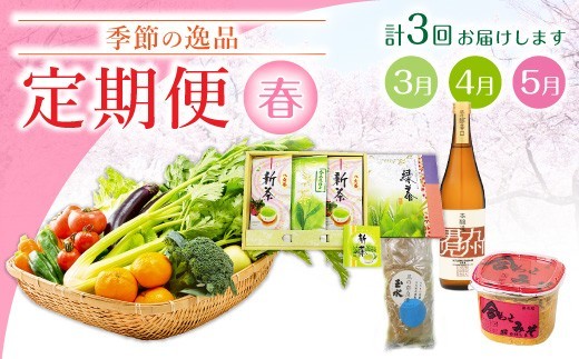 C1 【3回定期便】季節の逸品 春