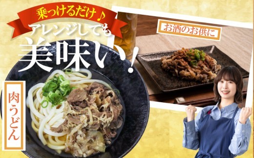 お肉屋さんの特製 牛丼の具 選べる容量 8～32人前 冷凍 牛肉 丼 どんぶり ごはんのお供 ご飯 便利 簡単 パウチ 湯せん 肉 大容量 惣菜 肉加工品 おかず 牛皿 肉料理 晩ごはん 牛 福岡県 川