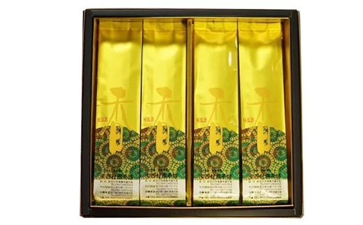 八女 煎茶 90g 4本 セット 西村園茶舗 そのままギフトに使える 箱入り お茶 茶 アフタヌーンティー 茶 おやつ デザート のお供 飲料 おちゃ オチャ otya yametya t
