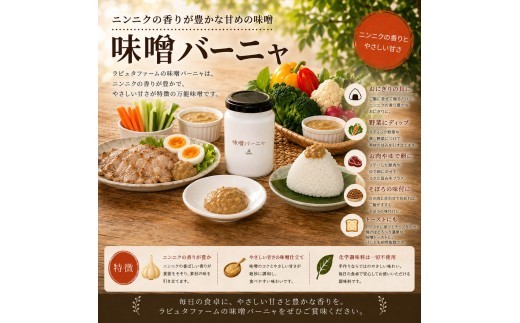 人気の味噌3種セット 果樹園レストラン ラピュタファーム  簡単調理  レストラン  詰め合わせ 味噌 柚子 コチュジャン バーニャ 自然 福岡 川崎