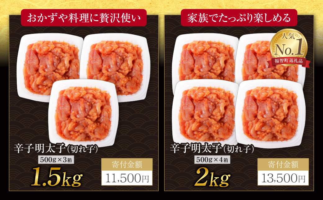 【訳あり】 選べる容量!! 博多若杉 辛子明太子(切れ子)500g～2kg 明太子 めんたいこ 辛子明太子 menntaiko 卵 海鮮 魚介類 大容量 魚介 人気 明太子 おすすめ 切れ子 福岡