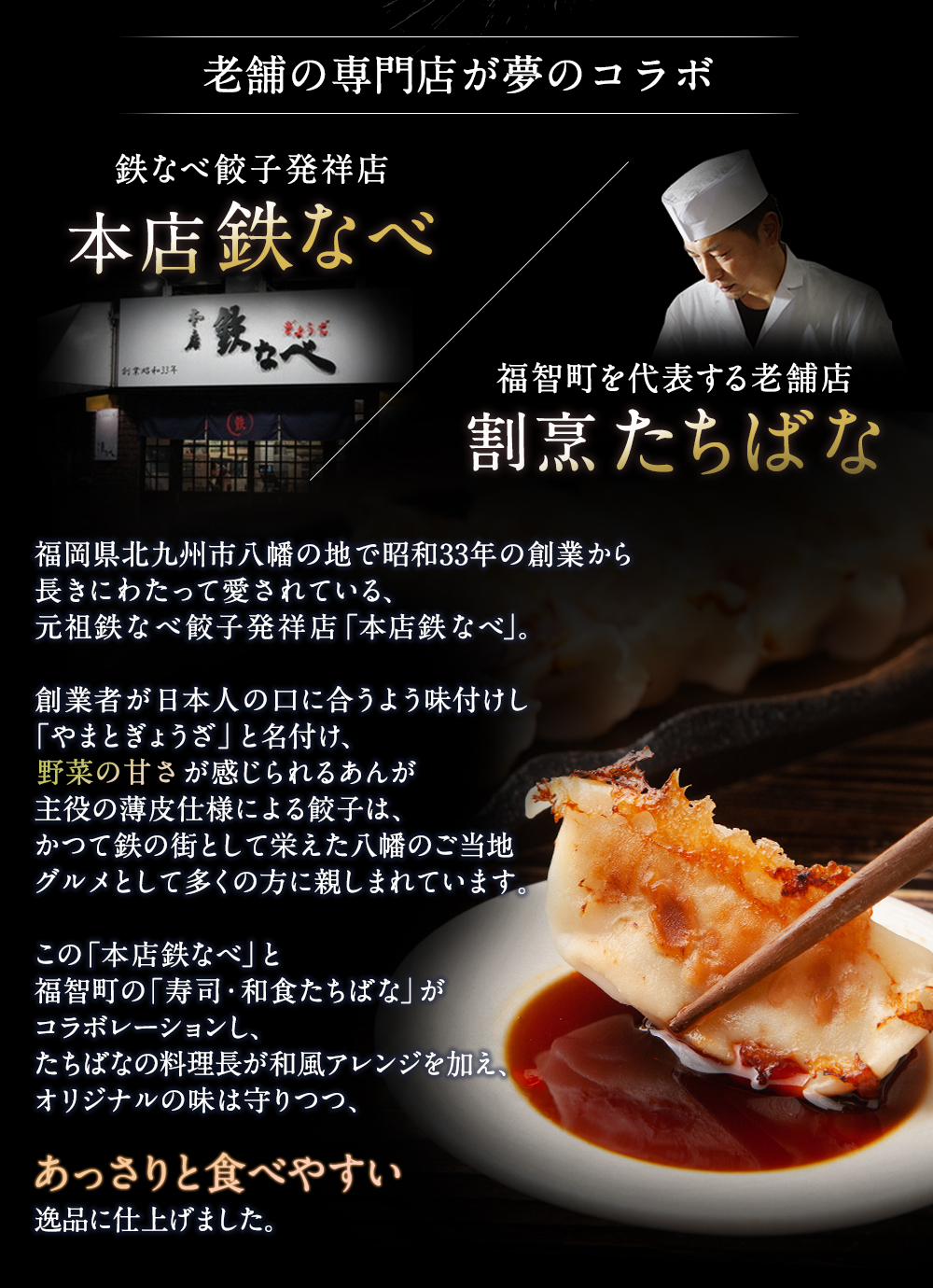選べるセット内容! 本店鉄なべ×割烹たちばな オリジナル餃子/しそ餃子 48~72個 国産 肉 餃子 ぎょうざ ギョーザ ギョウザ 小分け 人気 餃子 おすすめ 餃子 冷凍 おかず おつまみ 割烹
