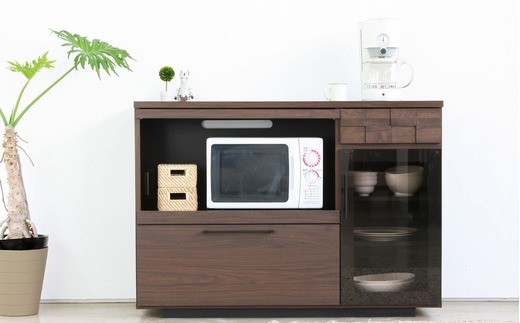 コルク 120カウンター 【キッチンカウンター カウンターキッチン レンジ台 コルク カウンター 開梱設置 梱包材引き取り 日本製 国産 完成品】(H062427)