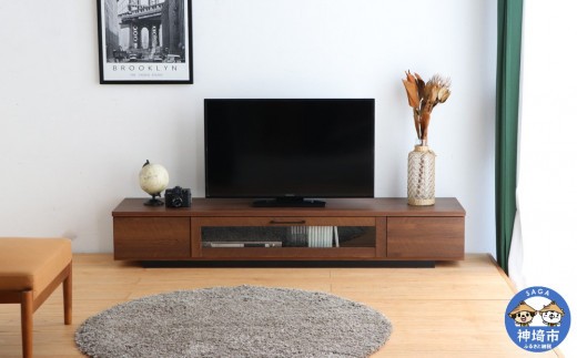 アダムロ 180ローボード WN おしゃれ完成品テレビ台