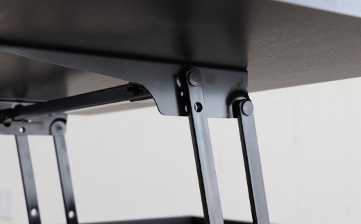 【東馬家具】FEEL(フィール)リフトアップテーブルBK 【テーブル デスク 机 家具 国産 完成品】(H060596)
