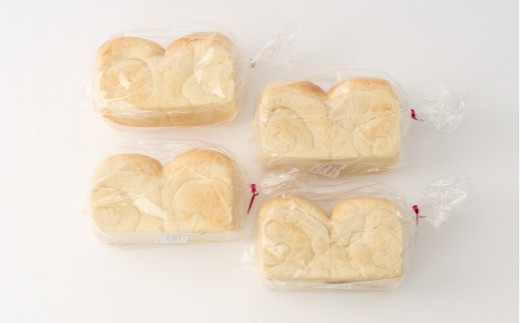 【定期便6回】自家製天然酵母の食パン 4斤【パンと器のコネル】【パンと器のコネル 国産小麦 パン 自家製 天然酵母 玄米麹 朝食 おやつ】(H094127)