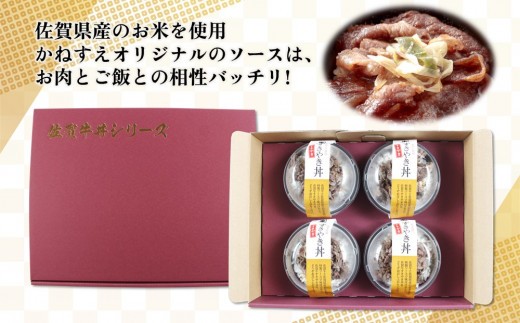 レンジで簡単調理! 佐賀牛すき焼き丼 【佐賀県産米 オリジナル割下 甘辛い 冷凍 時短】 (H106195)