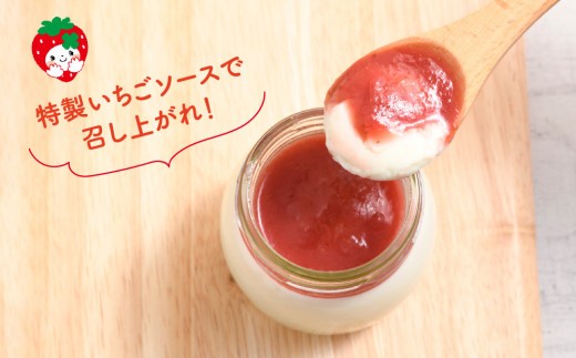 塩ミルクプリン～いちごソース付～【プリン ぷりん スイーツ イチゴ 苺 手土産 プレゼント ギフト】(H017121)
