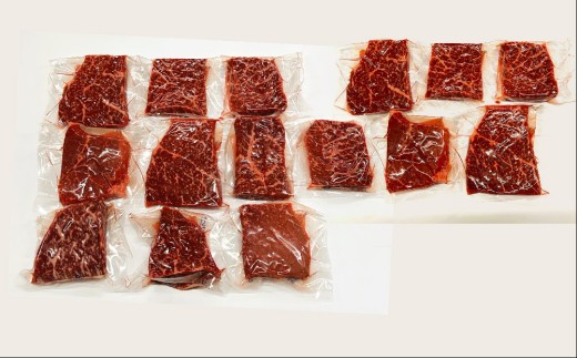 【A4~A5】佐賀牛モモステーキ 約1.5kg(100g×15P)【肉 牛肉 ブランド牛 黒毛和牛 ステーキ肉 ふるさと納税】(H112275)