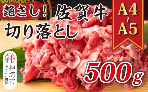 艶さし!【A4~A5】佐賀牛切り落とし 500g【肉 牛肉 ブランド牛 黒毛和牛 ふるさと納税】(H112143)