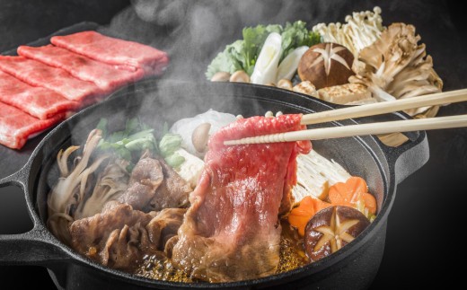 佐賀産和牛肩ロースしゃぶしゃぶすき焼き用 600g【肉 牛肉 ブランド牛 黒毛和牛 ふるさと納税】(H112280)