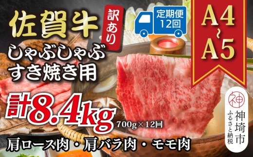 訳あり 佐賀牛しゃぶしゃぶすき焼き用 肩ロース肉