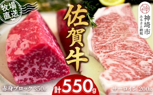 佐賀牛 赤身ブロック350g×1パック計350g