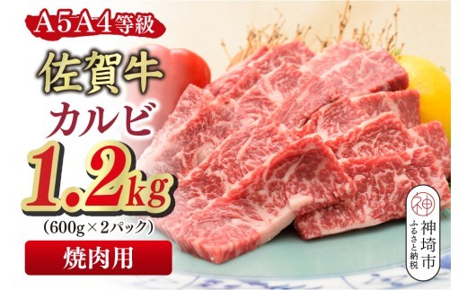 佐賀牛 カルビ 焼肉用 1.2kg