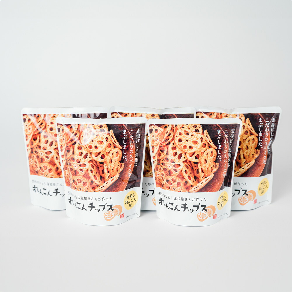 蓮根チップス（からし蓮根味）20g×5袋 れんこん