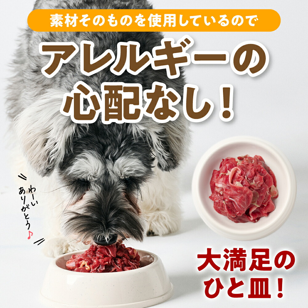 【選べる内容量】ペット用 馬肉切り落とし1~2kg 馬肉 ペットフード 愛犬 ドッグフード おやつ 食事 ごはん