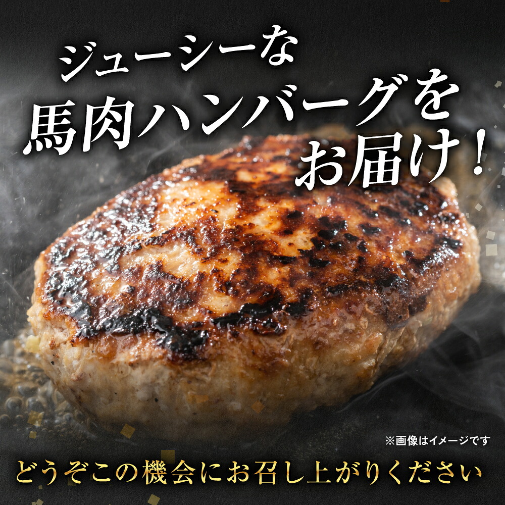 【選べる配送回数】 馬肉ハンバーグ 150g×10個～60個 ハンバーグ おかず 惣菜 洋食 お肉 肉 にく 馬肉 熊本県 八代市