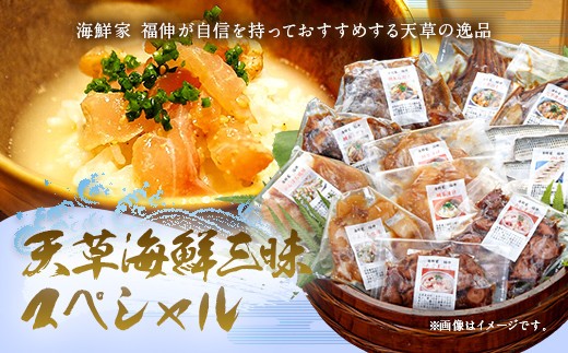 ＜ R8年熊本地震復興支援 ＞天草海鮮三昧スペシャルセット
