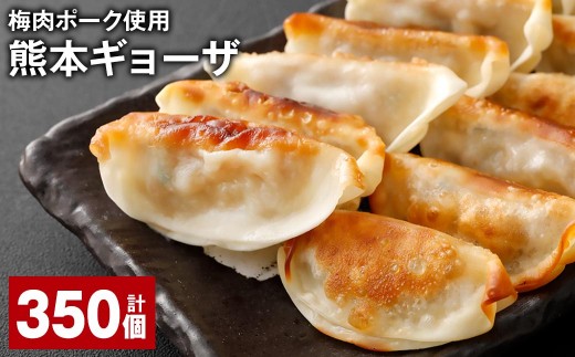 梅肉ポーク使用 熊本ギョーザ 計350個