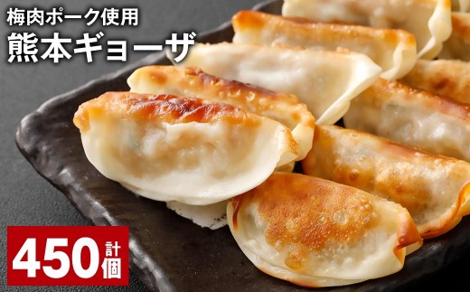 梅肉ポーク使用 熊本ギョーザ 計450個