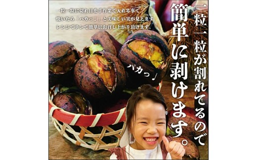 【令和8年度熊本地震復興支援】無添加和栗専門店 美むらの和栗 焼き栗 500g 冷凍焼栗 栗 和栗 秋 マロン 冷凍 無添加 砂糖不使用 蒸し焼き 保存料不使用