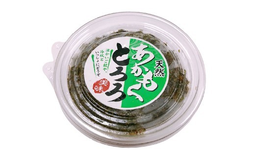 < R8年熊本地震復興支援 >【6回定期便】天草産 天然 アカモク とろろ (100g ×10セット) 合計6kg 海藻 あかもく スーパーフード 無添加 無着色 冷凍 九州産 熊本県 上天草市