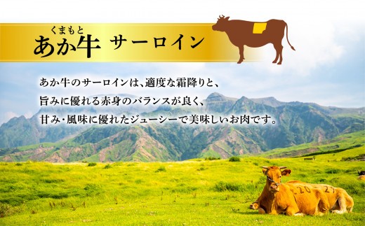【畜協直】あか牛サーロインステーキ 200g×2  くまもとあか牛 あか牛 赤牛 牛肉 サーロイン サーロインステーキ ステーキ 和牛 国産 赤身 焼くだけ 簡単 お取り寄せ 冷凍 お土産 ギフト